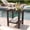 Dark Brown, variant on Ayaya 2-Tier Adirondack Side Table, 17" Solid Wood Square End Table, Outdoor Patio Table for Living Room, Porch, Poolside – Weather Resistant Black