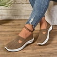 thumbnail image 4 of Dakaela Women's Woven Orthopedic Shoes 2025 Arch Support Wide Width Soft Slip on Walking Sneakers, 4 of 8
