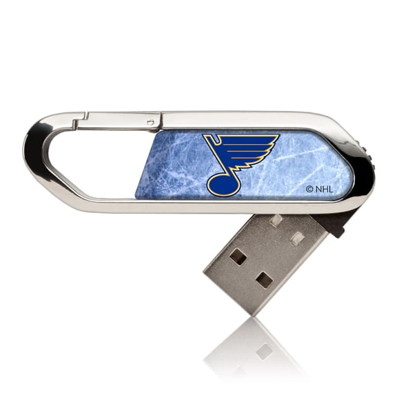 St. Louis Blues Ice Flood Clip 64GB USB Flash Drive