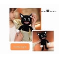 thumbnail image 2 of Muñeca de peluche HUOGUO con cabeza de sirena, gato negro, 38 cm, para niños, 2 of 4