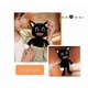 thumbnail image 2 of Muñeca de peluche HUOGUO con cabeza de sirena, gato negro, 38 cm, para niños, 2 of 4
