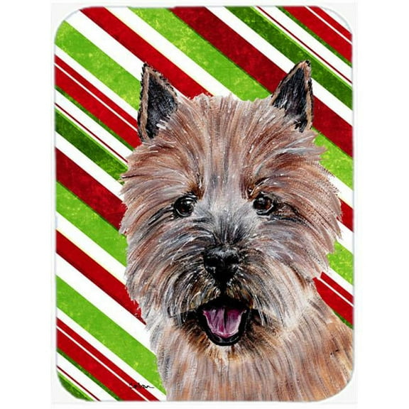 Carolines Treasures  Norwich Terrier Candy Cane Christmas Mouse Pad - 7.75 x 9.25 In.