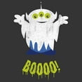 thumbnail image 2 of Men's Toy Story Halloween Squeeze Alien Boo Ghosts Graphic Tee Charcoal Heather 2X Large, 2 of 5