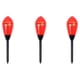 thumbnail image 1 of Sonducket 3 uds flotadores de pesca palo boya de agua salada flotador portátil Mini corriente río suministro Bobber accesorios al aire libre Pescar Rojo, 1 of 6
