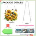 thumbnail image 2 of Diy Art Pendse Kit Rhinestone Pendants 5D Pintura Dots Acrílico Forma Especial Corazón para La Ventana Del Jardín, 2 of 9