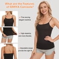 thumbnail image 4 of Adjustable Camisole for Women Spaghetti Strap Tank Top Camisoles, 4 of 6