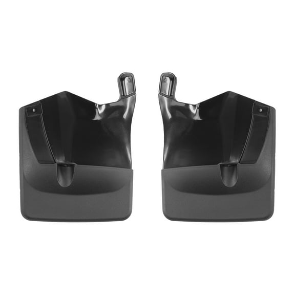 WeatherTech Custom No Drill Splash Guard MudFlaps compatible with Subaru Forester, Forester Wilderness, Rear Pair - Black