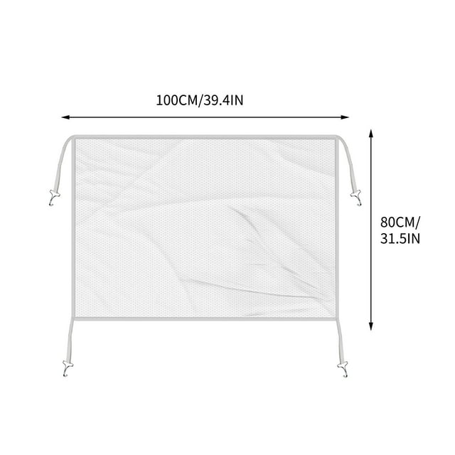 Vwrxbz Car Radiator Protection Mesh Grille Insect Guard Water Tank Cover Screen 100x80cm