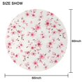thumbnail image 2 of Round Tablecloth Spring Summer 60x60 Inch Round Table Cover for Party Dinner Picnic flower, 2 of 5