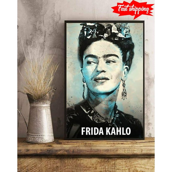 A Mexican Painter Frida Kahlo Self Portrait 11 x 17 Inch Poster