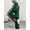 Green, variant on Women's Side Stripe Wide Leg Track Pants, Elastic Waist Loose Fit Sweatpants for Gym, Workout, Everyday & Athleisure Wear