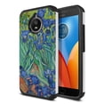 thumbnail image 1 of FINCIBO Hybrid Case Hard Plastic TPU Slim Back Cover for Motorola Moto E4 Plus XT1774, Irises Vincent Van Gogh, 1 of 2