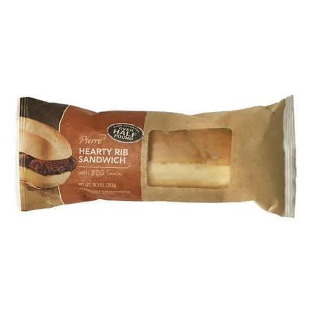 Pierre Hearty Rib Sandwich with BBQ Sauce, 10.3 oz