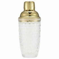 13Oz Glass Cocktail Shaker Set - for Cocktails, Drink Shakers and Gold
