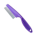 thumbnail image 1 of 2PCS Purple Lice Comb Grooming Tool for Cats Pets Safe Stainless Steel Teeth Cleaning Combs, Clean Lice/Tangles/Knots/Scab/Dirt, 1 of 4