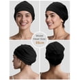 thumbnail image 6 of 97% Cotton Skull Cap Beanies for Men Women, Breathable Helmet Liner Sleep Hat, 6 of 7