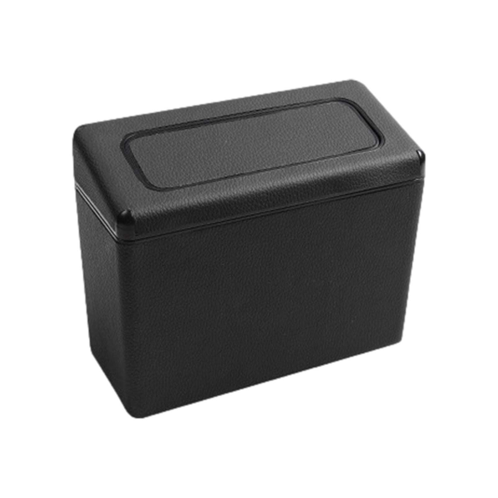 Younar Car Trash Can, Portable Mini Car Garbage Can Bin with Lid
