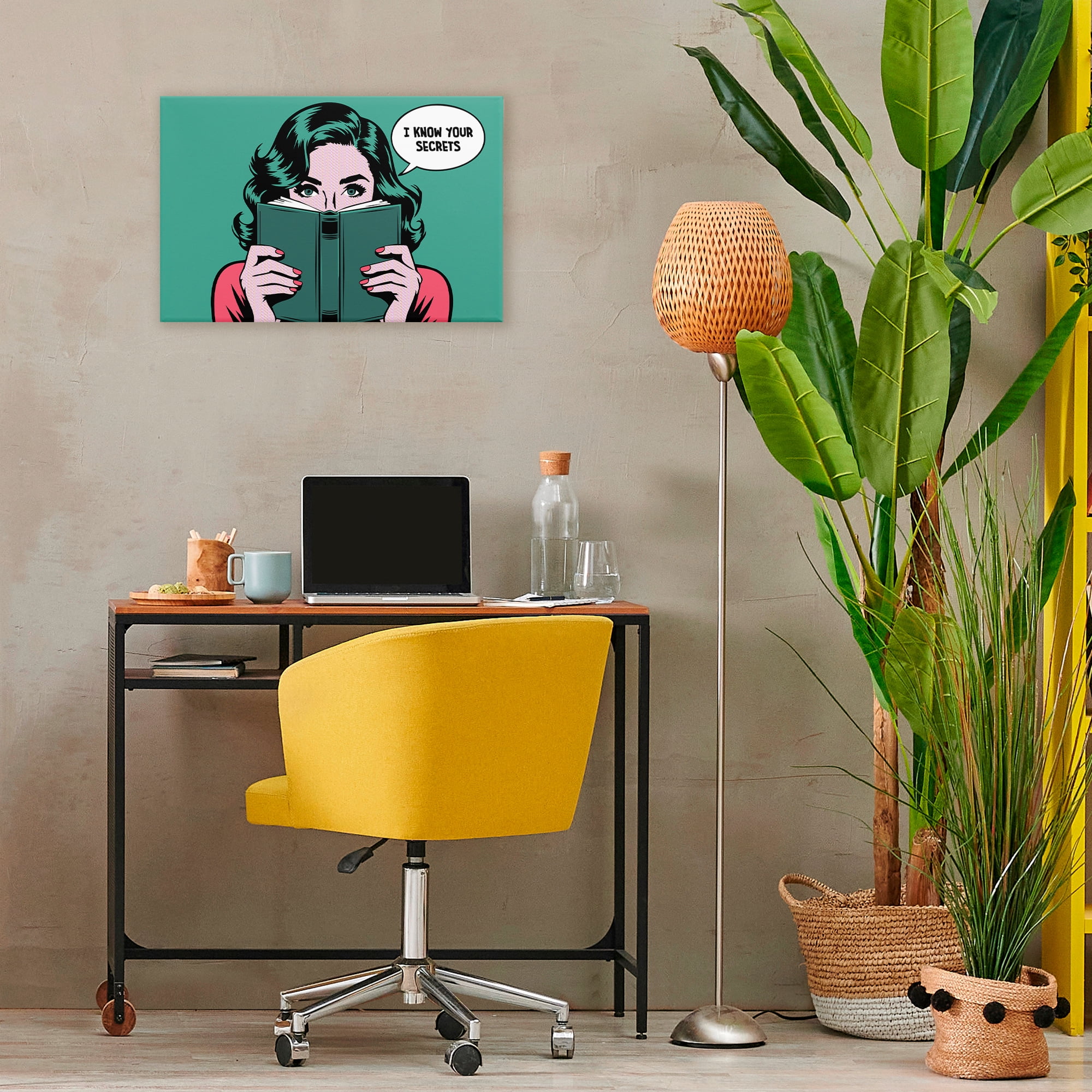 Stupell Industries Know Your Secrets Canvas Wall Art, design by Andreas Magnusson