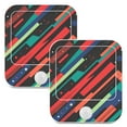 thumbnail image 7 of Yayeee 2-Pack Plug in LED Night Lights with Light Sensors Motion Detectors, Blue Abstract Lines, 7 of 7
