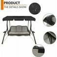 thumbnail image 5 of Heavy-Duty Swing Canopy Replacement, Outdoor Swing Cover With Thickening And Sunproof Features, Weather Resistant Design For Longevity In Any Environment, 5 of 5