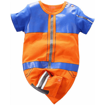 

Baby Clothes Newborn Jumpsuits Lovely Cartoon Romper 3-6 Months 66CM Orange-1