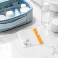 thumbnail image 4 of 1 Pcs Zippered Pill Pouch Bags, Small Portable Travel Pill Bag, Reusable Clear Small Items Storage (Orange), 4 of 8