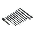 11 Pcs Masonry Drill Bit Set 5 6 8 10 12mm Cross Design Hex Shank Carbide Drill Bits for