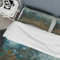 thumbnail image 4 of Designart 'Blue and Bronze Dots' Geometric Bedding Set - Duvet Cover & Shams, 4 of 4