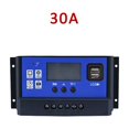 thumbnail image 2 of 10A 20A 30A PWM Solar Controller LCD Display Off Grid Battery Charger With USB Port 12 24V Regulator Home Appliance ,Easy to Operate, 2 of 6