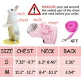 thumbnail image 7 of Rabbit Harness Leash, Adjustable Bunny Harness Leash Cute Vest Harness for Rabbit Ferret Bunny Kitten Guinea Pig Walking, 7 of 7