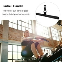 BESTYASH 1Pc Black Triceps Gym Rod for Comprehensive Strength Training and Muscle Shaping