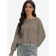 thumbnail image 3 of Womens Tops Long Ruffle Sleeve Shirts for Women Casual Loose Blouses Fashion, 3 of 6