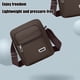 thumbnail image 5 of Bolsa de pecho cruzada - Mochila deportiva de cinturón con múltiples bolsillos • Correa ajustable • 23x20x7cm • Marrón Negro Azul Verde • Almacenamiento duradero de tela, 5 of 6
