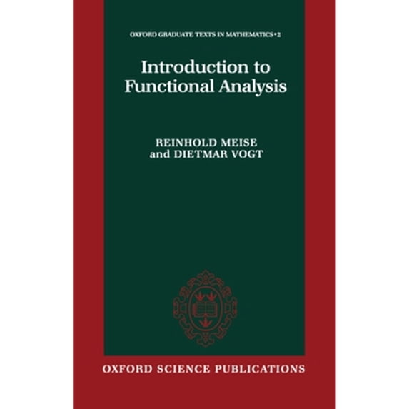 Pre-Owned Introduction to Functional Analysis (Hardcover) by Vogt Meise, Dietmar Vogt, Reinhold Meise