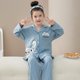 thumbnail image 1 of Pijamas para niños Mujer Manga Larga Algodón Puro Niñas Primavera y Otoño Princesa Madre e Hija Conjunto de Ropa para el hogar para bebés Otoño y Verano Niños medianos y Mayores, 1 of 5