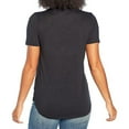 thumbnail image 2 of GAP Women's Lightweight Modal Blend V-Neck Scoop Hem T-Shirt (Black, XL), 2 of 4