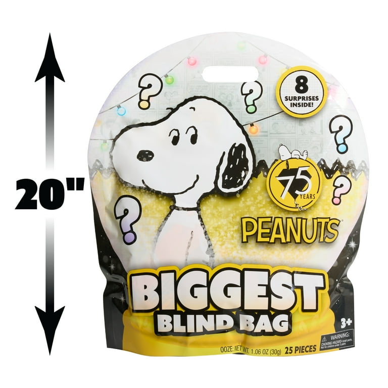 Peanuts 75th Anniversary Biggest Blind Bag with 8 Surprise Toys