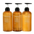 thumbnail image 4 of Guardoinrt 3Pc Foaming Soap Dispenser Lotion Shampoo Pump Bottle Yellow-500ml, 4 of 6