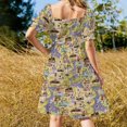 thumbnail image 3 of Vestido largo de verano para mujer ropa corta falda de verano, 3 of 6