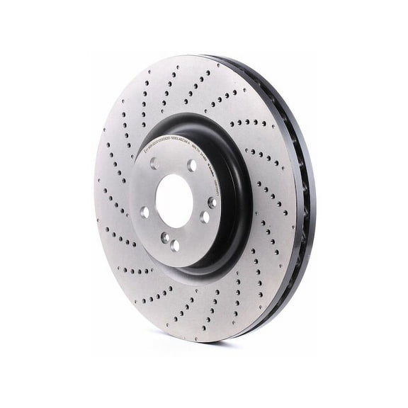 Front Brake Rotor - Compatible with 2008 - 2021 Mercedes-Benz C63 AMG Base 2009 2010 2011 2012 2013 2014 2015 2016 2017 2018 2019 2020