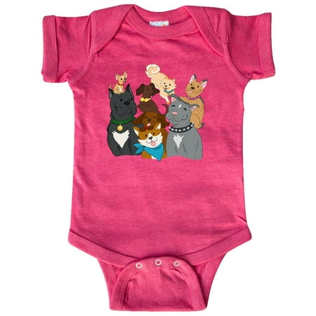 

Inktastic Happy Dog Family Gift Baby Boy or Baby Girl Bodysuit