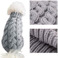 thumbnail image 2 of JHIJHOO Fashionable Striped Dog Sweater, Warm Coat, Knitting Wool, Winter Sweater For Small, Medium And Large Dogs, 2 of 5