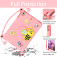 thumbnail image 5 of Kids Case for iPad 5th/6th Generation, Air 1/2 , Pro 9.7 inch Portable Handle Cover with Stand, 5 of 7