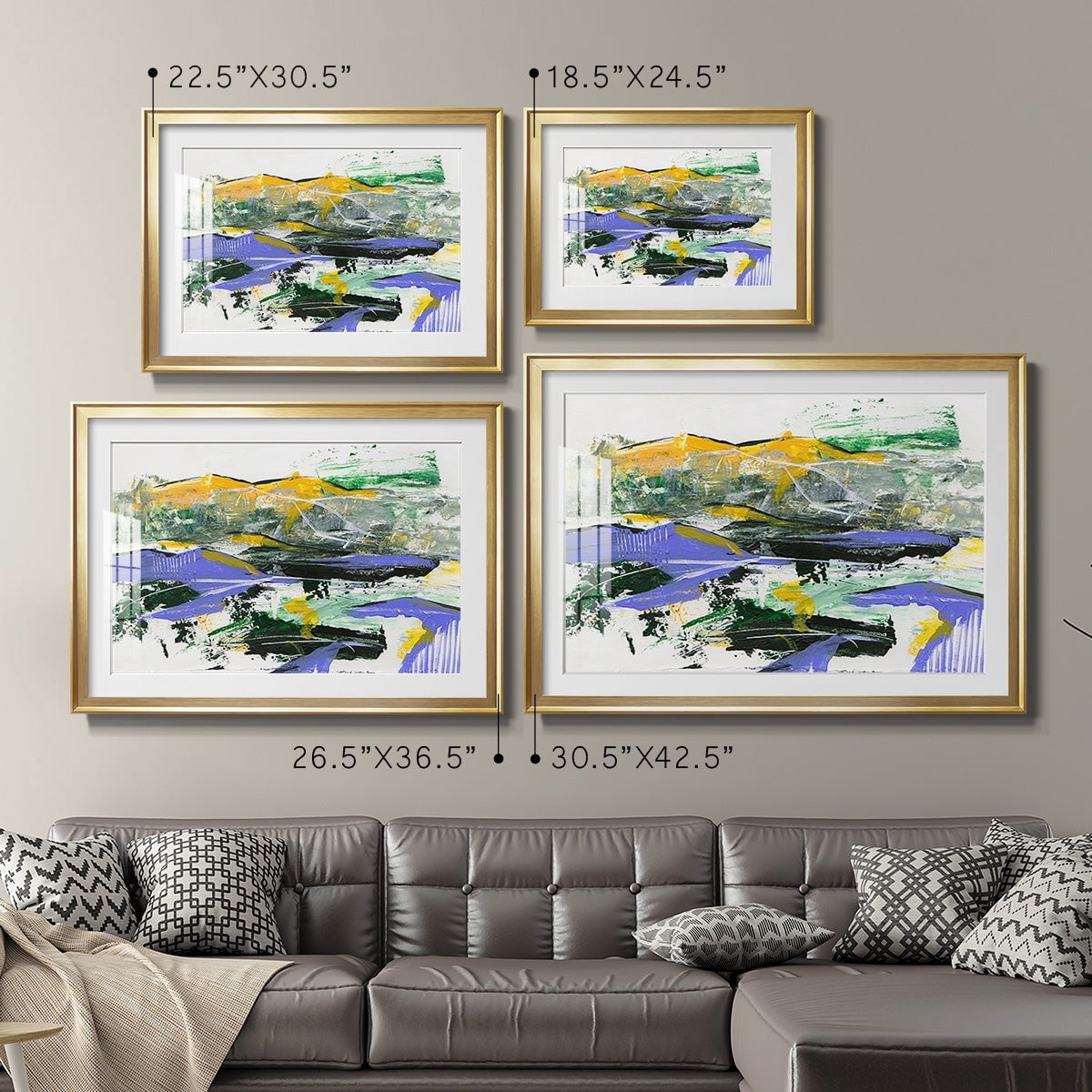 Silent Mountain III Premium Framed Print - Ready to Hang