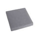 thumbnail image 2 of Cojín cuadrado de lino para silla de comedor, de esponja de alta densidad, 30x30x2,5 cm, antideslizante, para asiento de cocina, 1 unidad, gris oscuro Rkxzt, 2 of 8