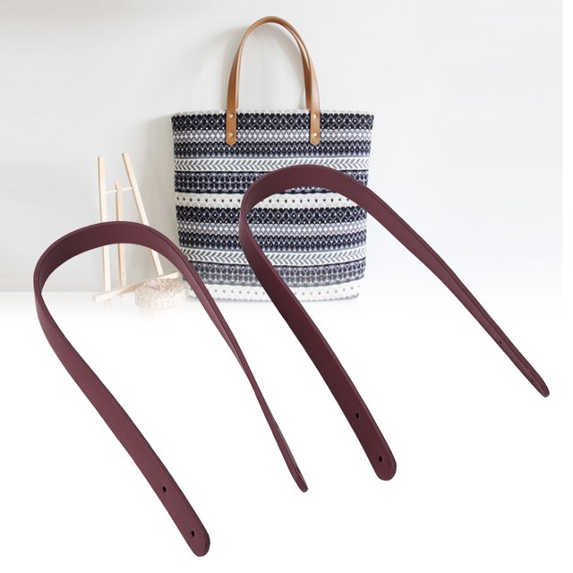 Asa de Bolso de Cuero dividida Suave y Cómoda, Piezas de Bolso de Bricolaje con 8 Juegos de Remaches Dorados Claros para Hombro Con 21,7 Pulgadas de LARGO