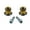 Gold, variant on 6/8/10mm Motorcycle Universal CNC Aluminum Swingarm Swing Arm Spools Sliders Stand Bobbins