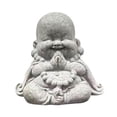 thumbnail image 1 of Estatua de Buda Escultura de Buda Budismo Té antiguo Adorno para mascotas Estatua de Buda sentado para escritorio Hotel Oficina Interior Decoración al Estilo D Macarena Estatua, 1 of 8