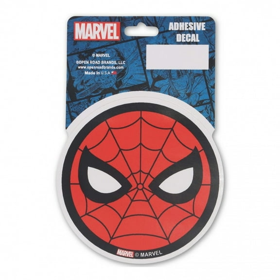 Spider-Man Round Face Adhesive Decal