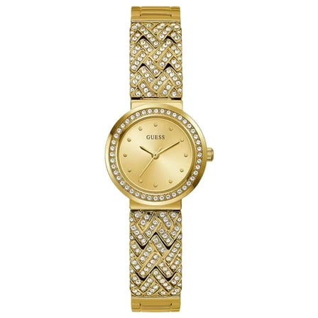 Guess Women's Treasure Gold Dial Watch - GW0476L2